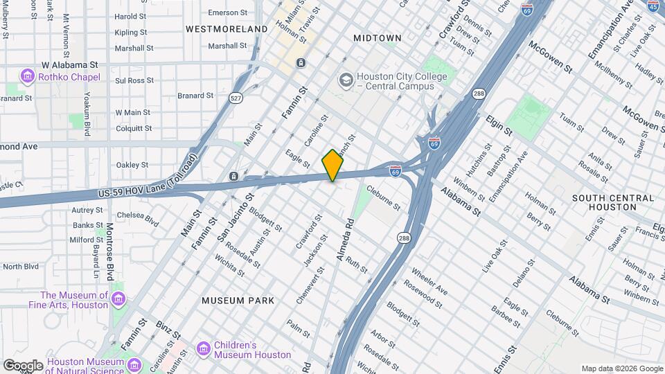 4204 Crawford St Map and Location Details