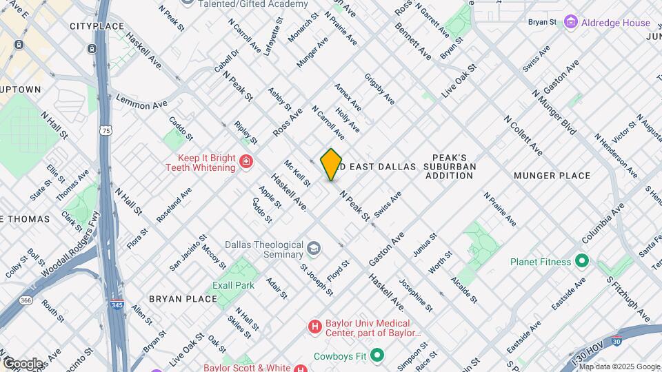 Vue Live Oak Mapa y Detalles de la Ubicación