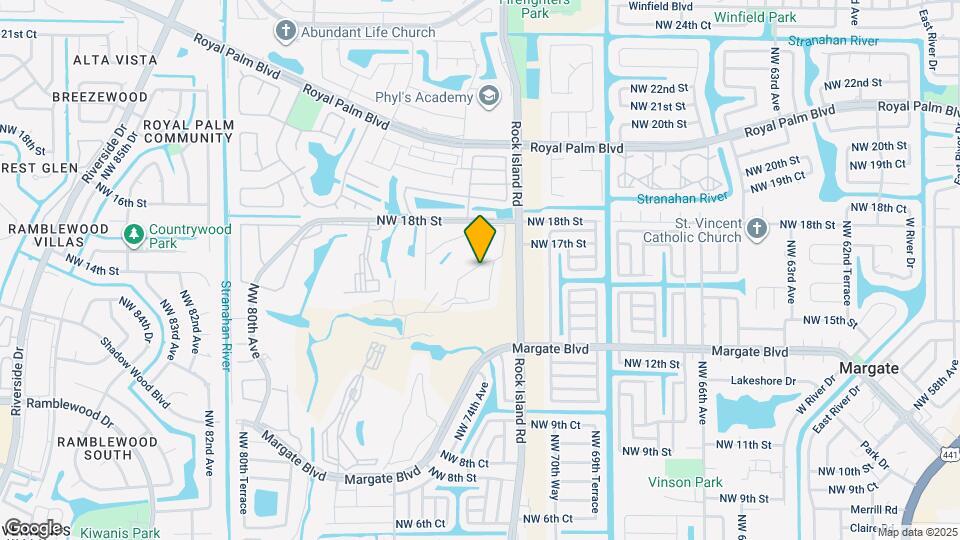 7310 NW 18th St Map and Location Details
