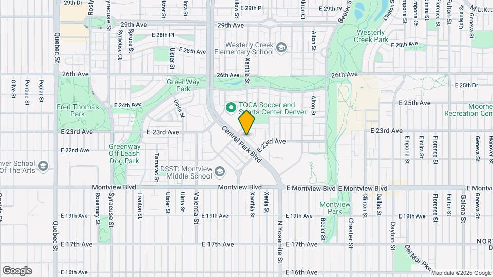 2354 Central Park Blvd Map and Location Details