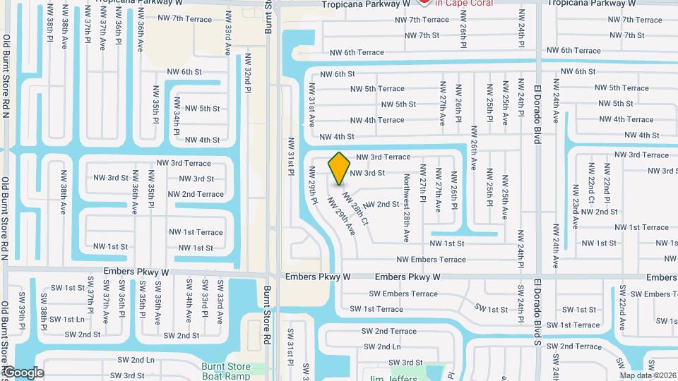 222 NW 28th Ct Map and Location Details