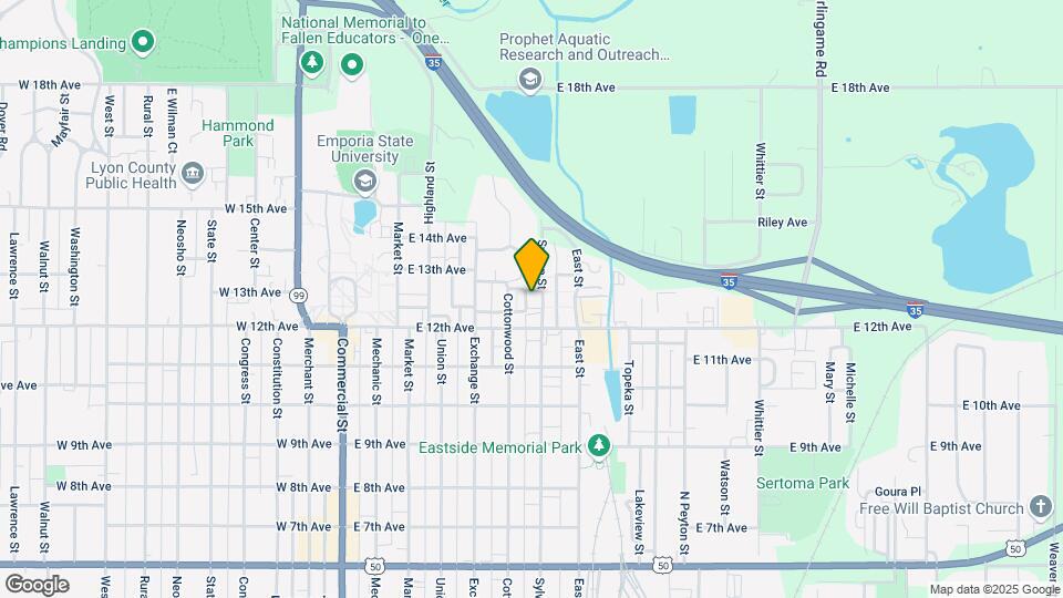 1215 Sylvan St Map and Location Details