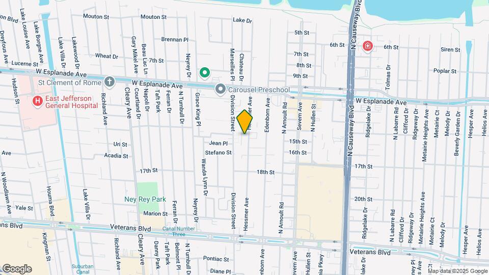4102 Hessmer Ave Map and Location Details