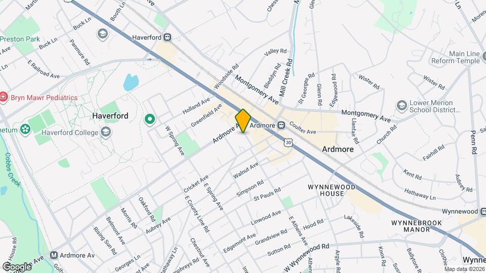 20 W Athens Ave Map and Location Details