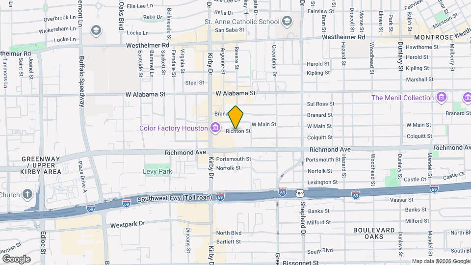 2411 Richton Apartments Map and Location Details
