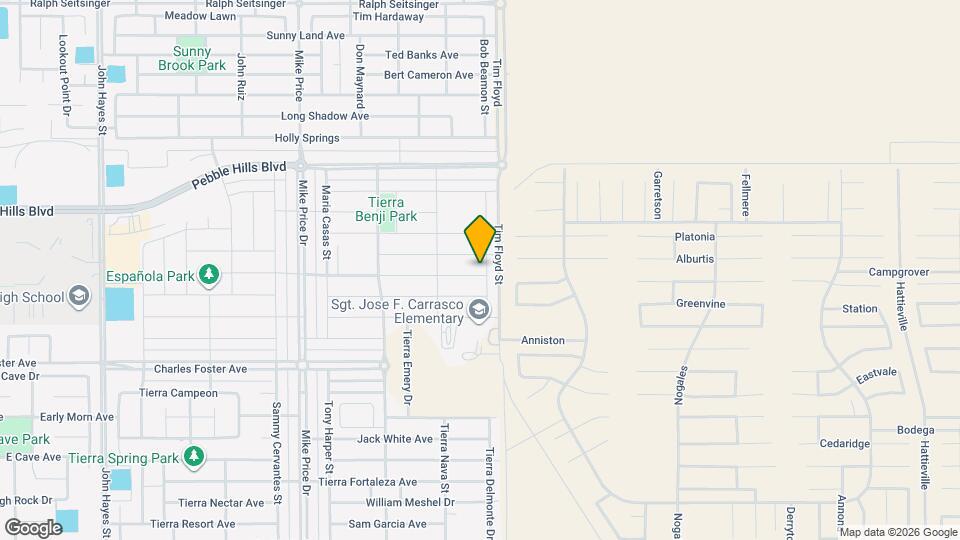 14941 Tierra Coruna Ave Map and Location Details