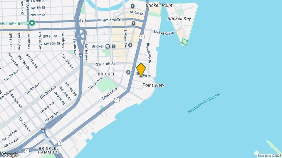 185 SE 14th Ter, Unit 1905 Mapa y Detalles de la Ubicación