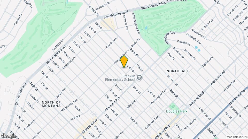 615 23rd St Map and Location Details