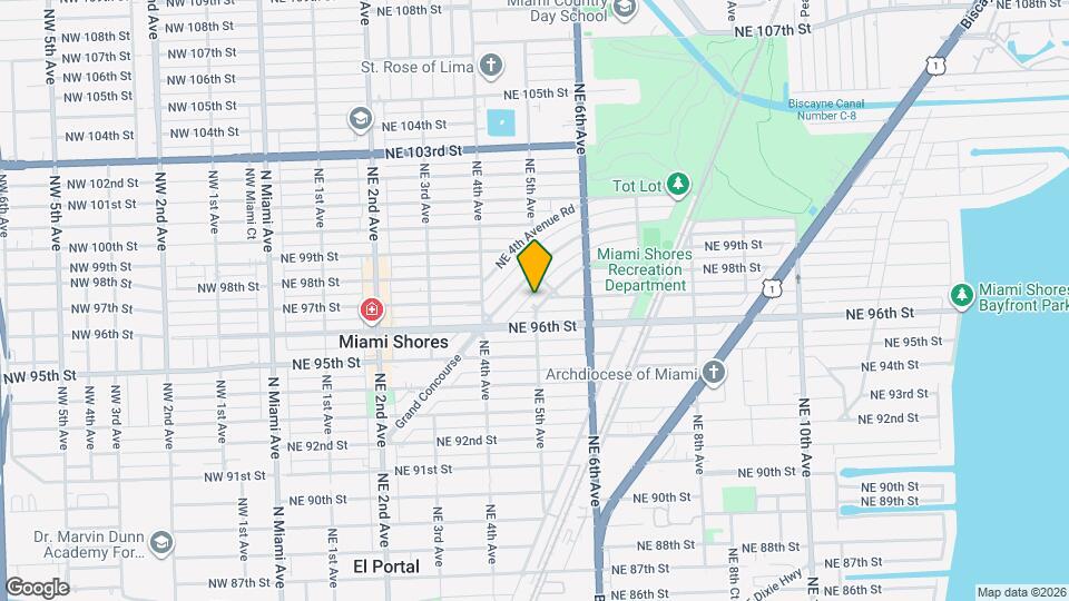 9636 NE 5th Avenue Rd Map and Location Details