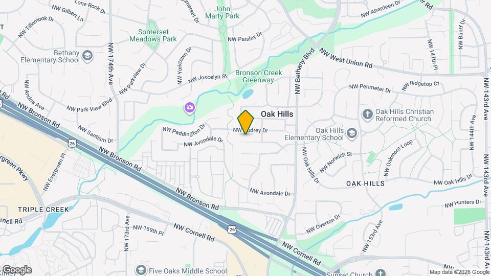 16265 NW Lyndel Ln, Unit 607 Mapa y Detalles de la Ubicación