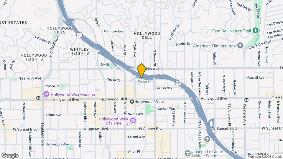 6201-6215 Yucca St Map and Location Details