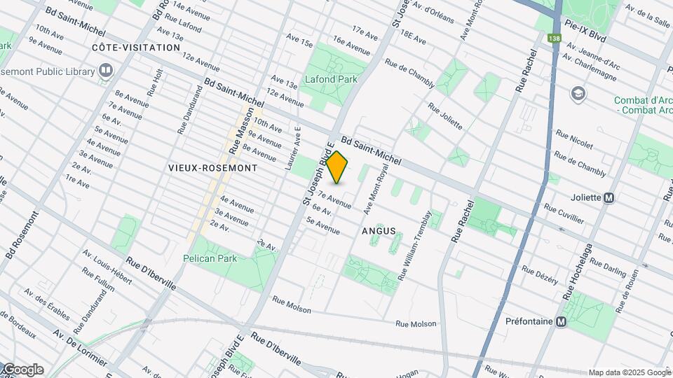 3017-3023 Rue Gilford Map and Location Details