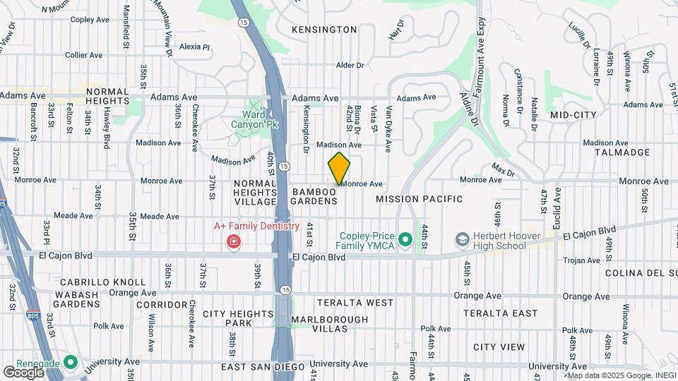 4476 42nd St Map and Location Details