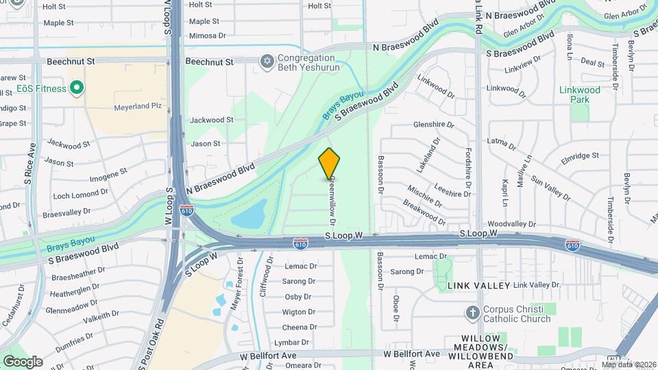 9218 Greenwillow Dr Map and Location Details