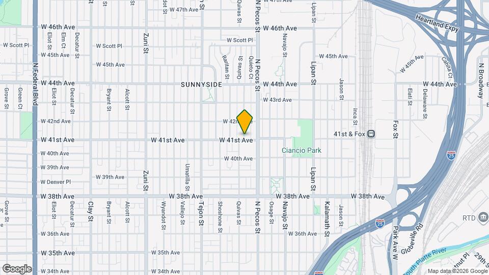 4102 Quivas St Map and Location Details