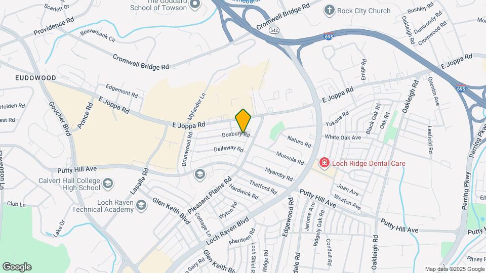 1583 Doxbury Rd Map and Location Details