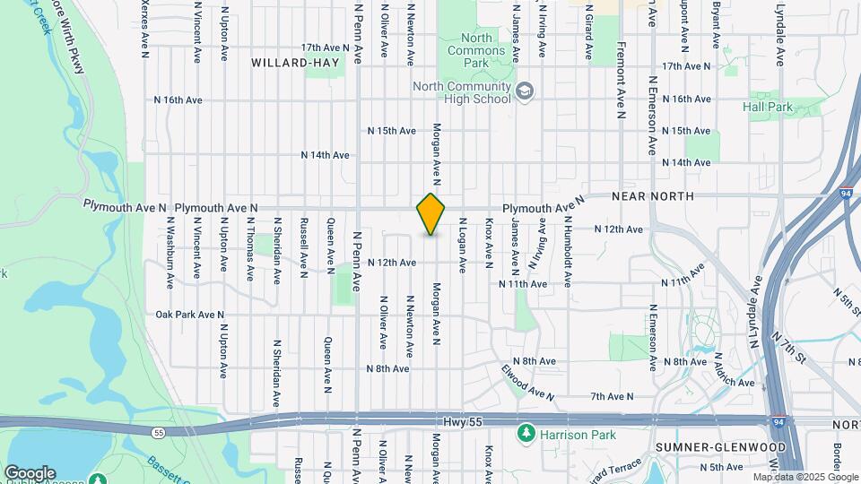 1223 N Morgan Ave Mapa y Detalles de la Ubicación