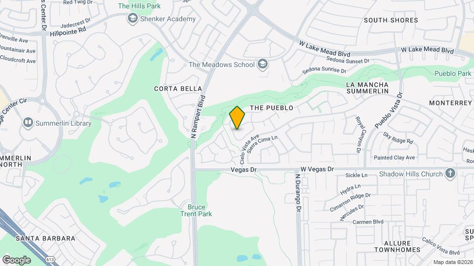 1716 Tesara Vista Pl Map and Location Details