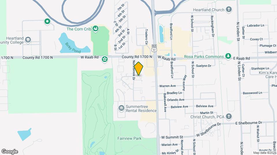 1514 Northbrook Dr Map and Location Details