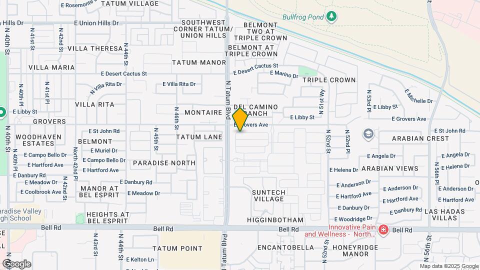 4819 E Paddock Pl Map and Location Details