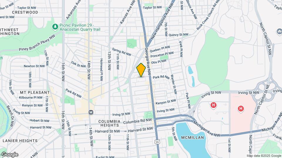 732 Park Rd NW Map and Location Details