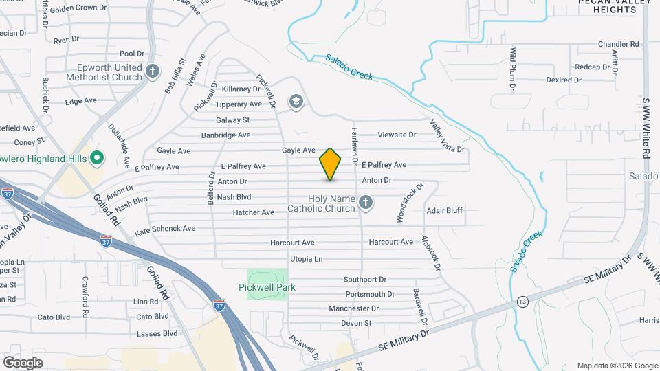 454 Anton Dr Map and Location Details