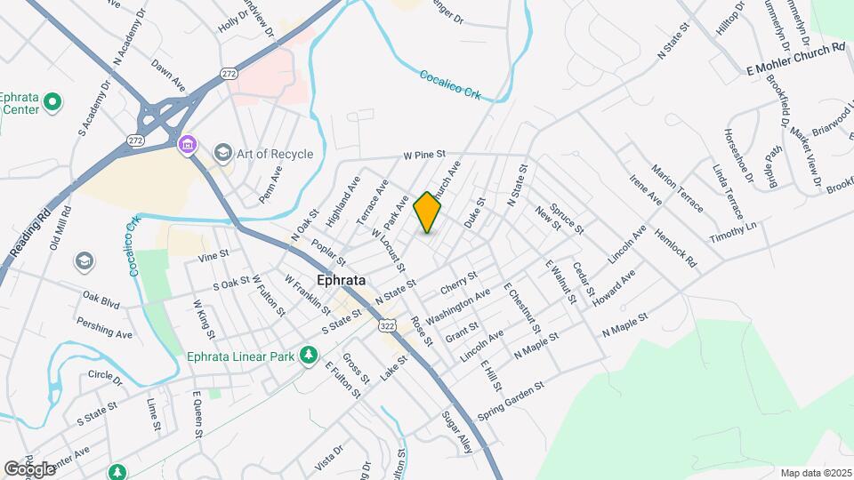 135 Church Ave Map and Location Details