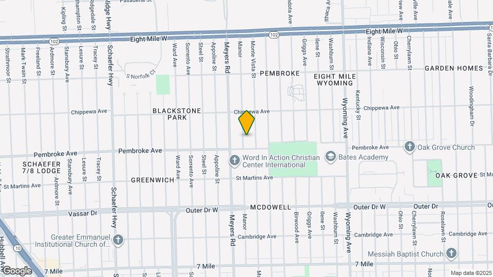 19934 Manor St Map and Location Details