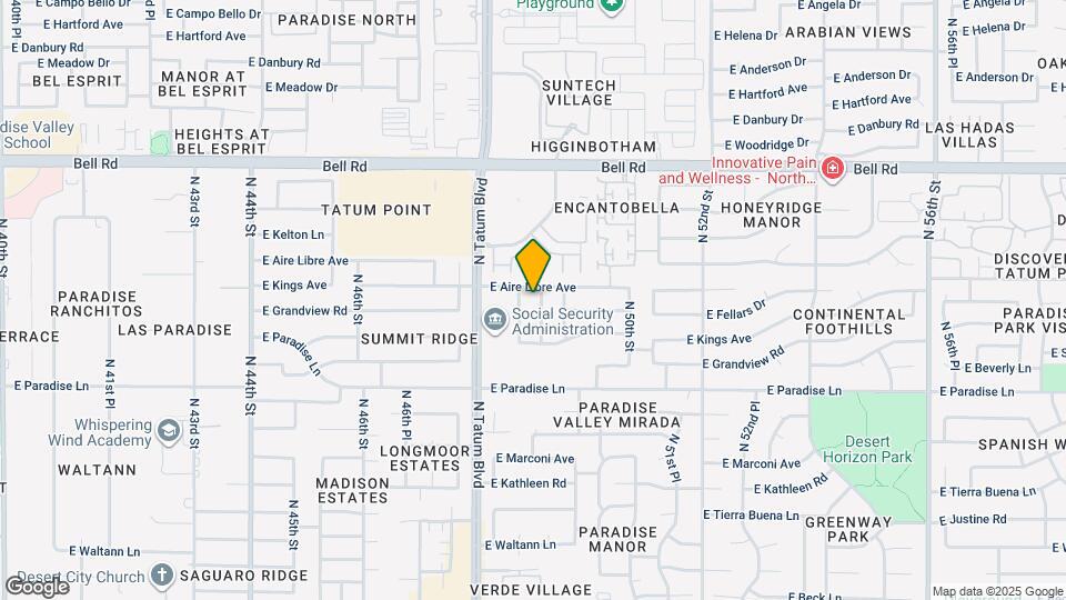 16426 N 49th St Map and Location Details