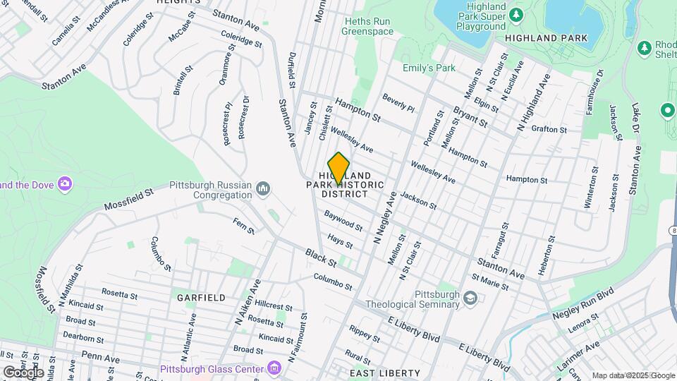 5443 Stanton Ave Mapa y Detalles de la Ubicación