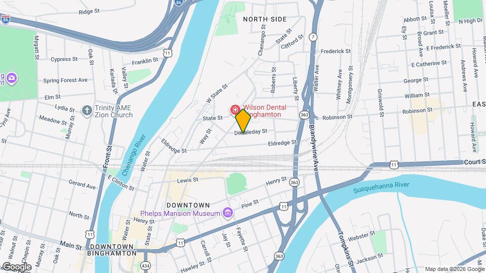 16 Doubleday St Map and Location Details