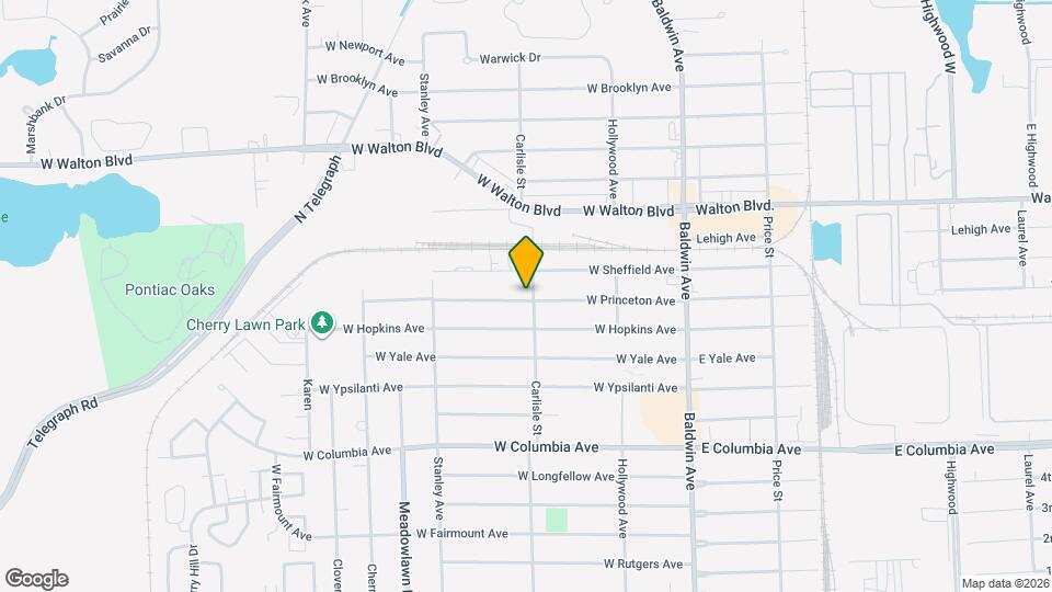 176 W Princeton Ave Map and Location Details