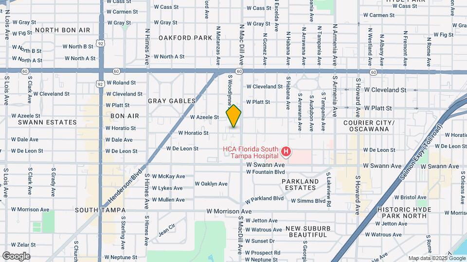 3105 W Horatio St Map and Location Details
