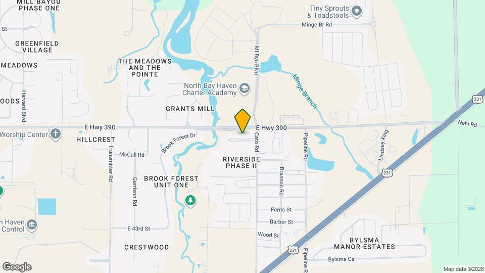 4021 Oak Forest Dr Mapa y Detalles de la Ubicación