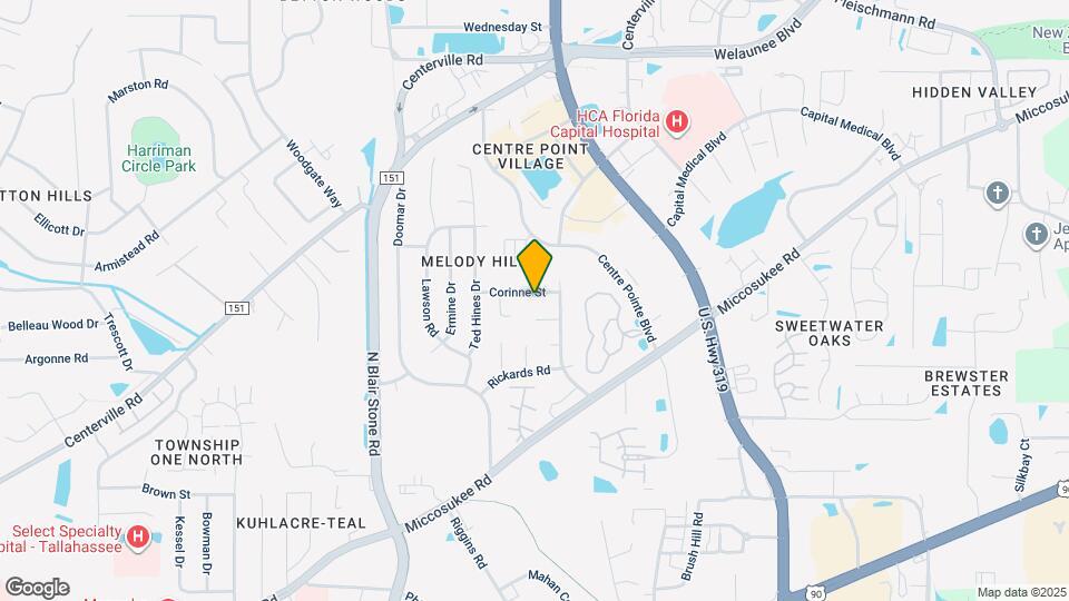 2133 Corinne St Map and Location Details