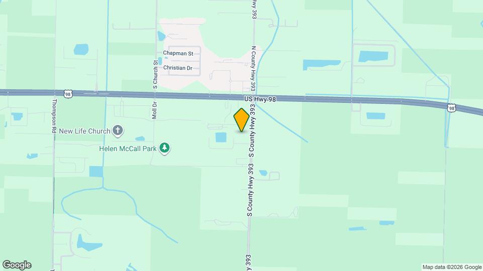 254 S County Hwy 393 Map and Location Details