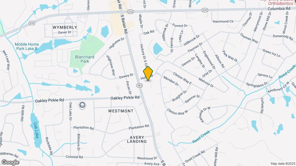 161 Hickory Dr S Cir Map and Location Details