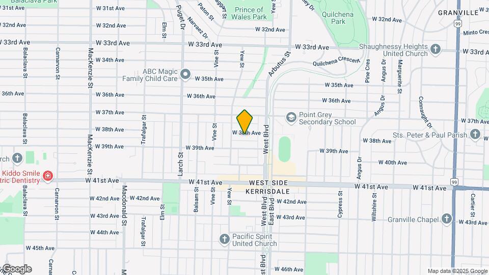 2148 38th Av W Map and Location Details