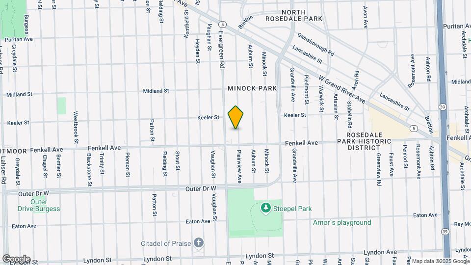 15355 Plainview Ave Map and Location Details