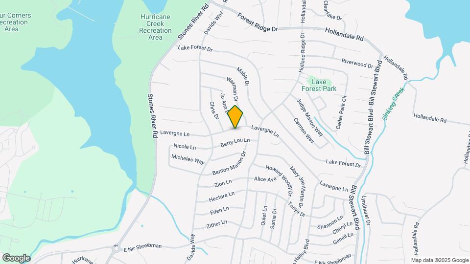 915 Lavergne Ln Map and Location Details