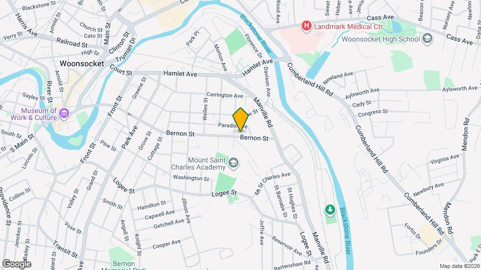 858 Bernon St Map and Location Details