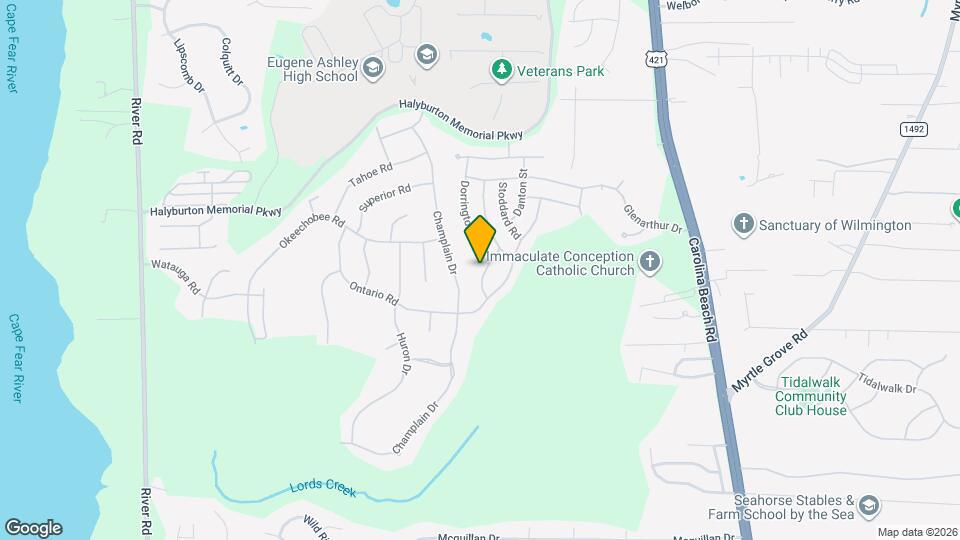 6810 Teviot Dr Map and Location Details