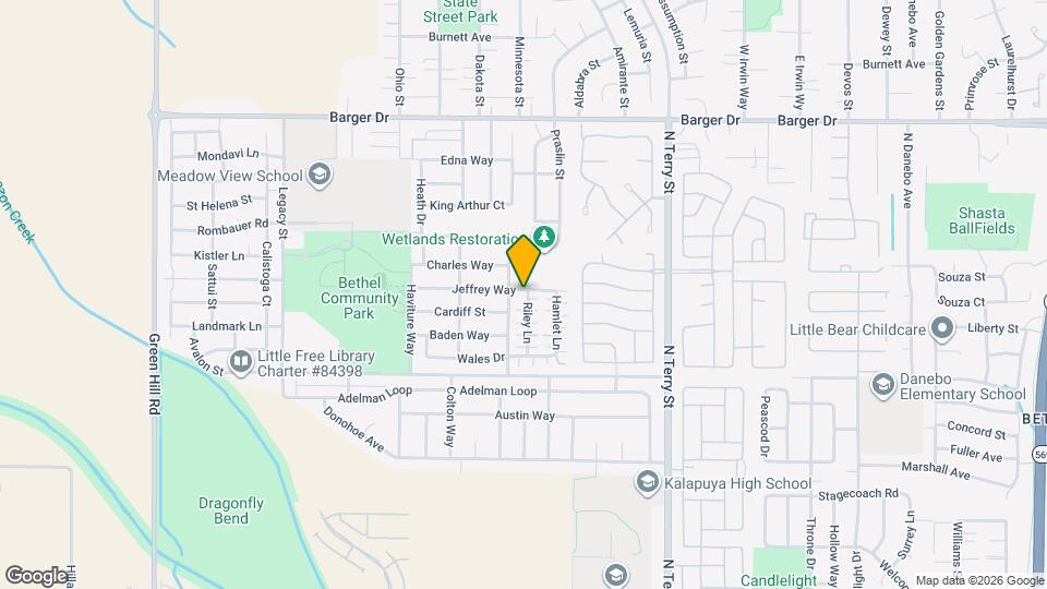 1698 Riley Ln Map and Location Details