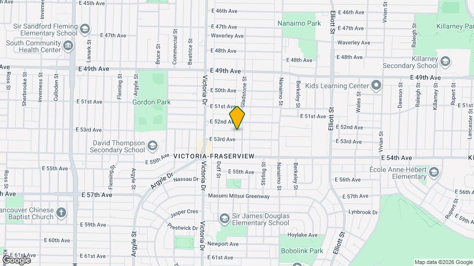 6869 Gladstone St Map and Location Details