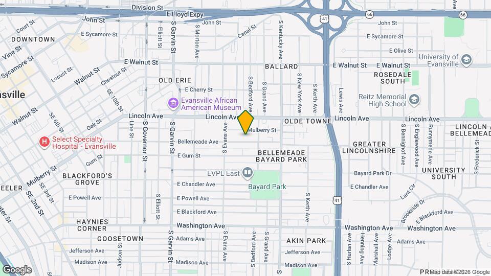 844 Bellemeade Ave Map and Location Details