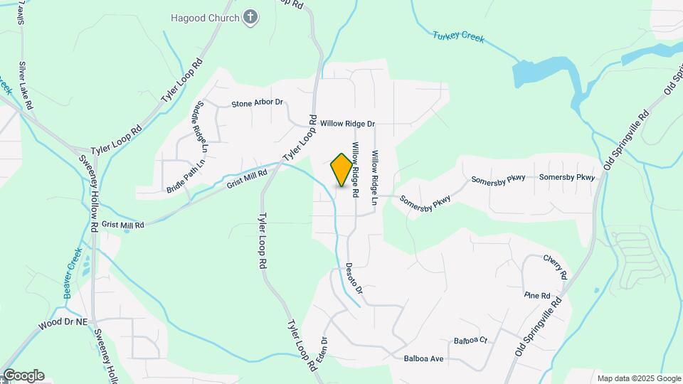 5823 Willow Crest Dr Map and Location Details