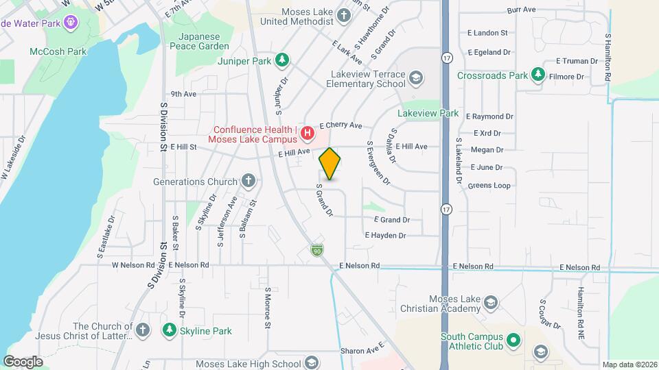 912 S Alderwood Dr Map and Location Details