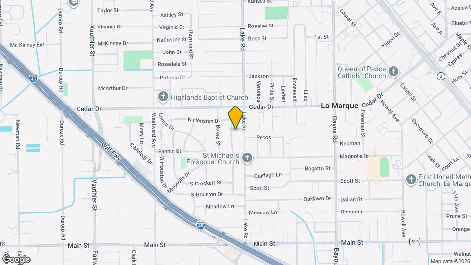 1401 Austin St Map and Location Details