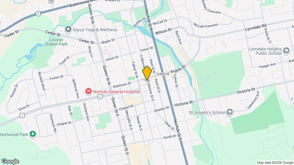20 Colborne St S Map and Location Details