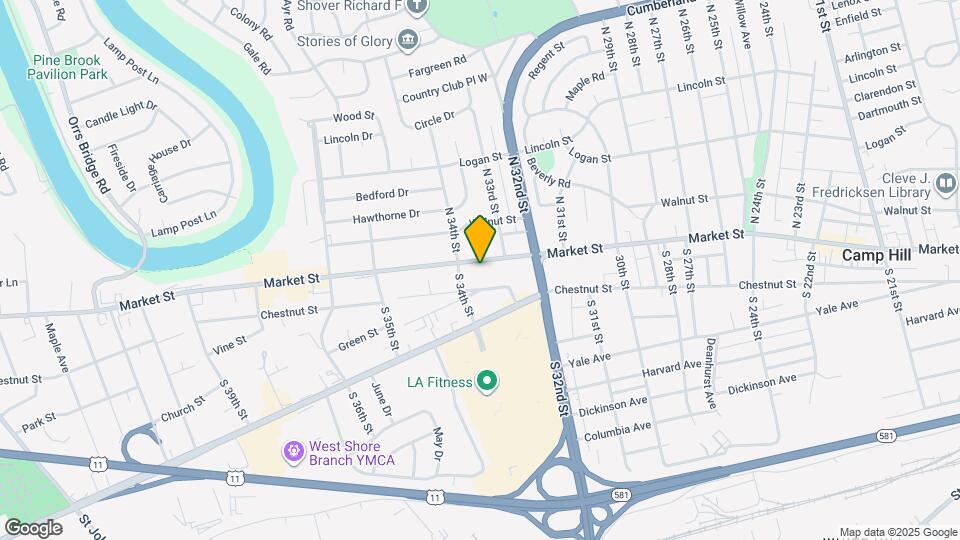 3327-3329 Market St Map and Location Details